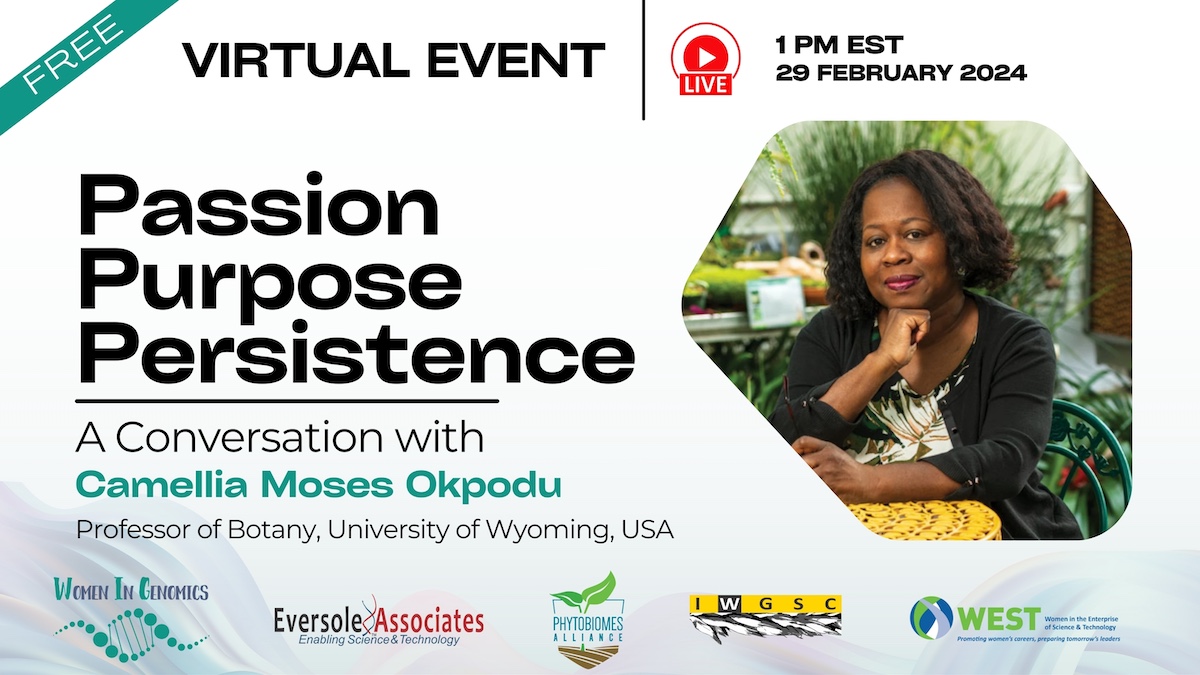 Event: Passion – Purpose – Persistence | A conversation with Camellia Moses Okpodu